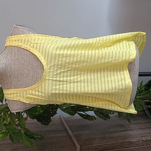 Zyia Active Lemon Nimbus Split Back Tank XXXL